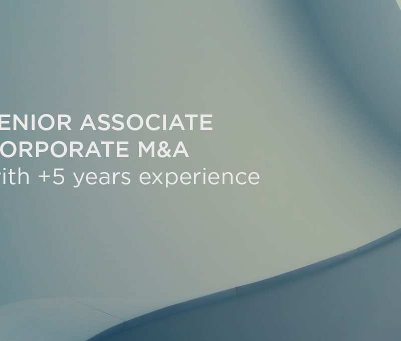 Careers Senior Associate M&A